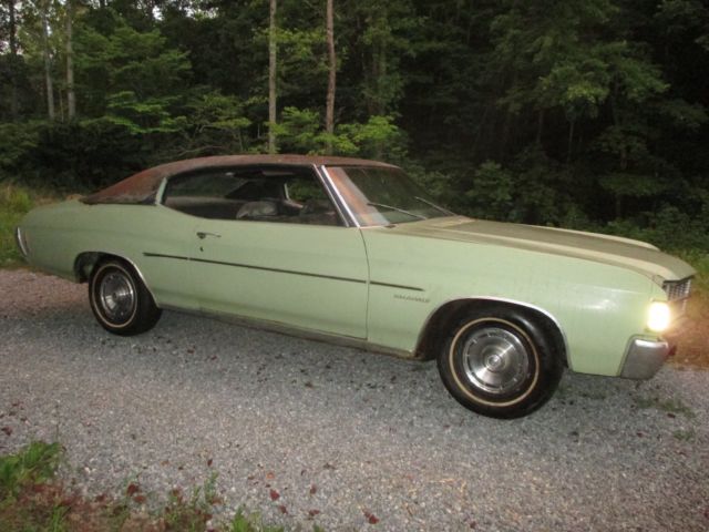 1972 Green Chevrolet Chevelle Fastback