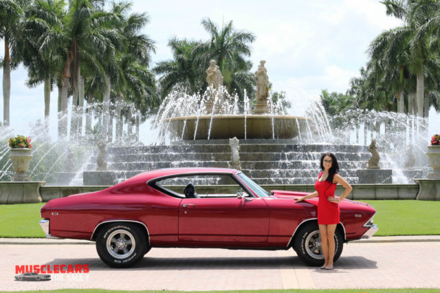 1969 Red Chevrolet Chevelle Coupe