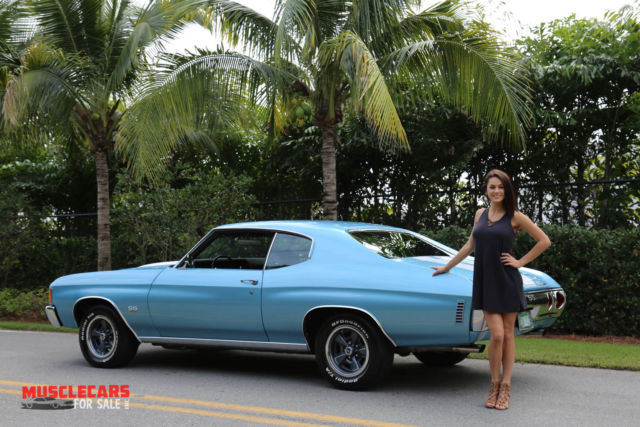 1972 Blue Met Chevrolet Chevelle Coupe
