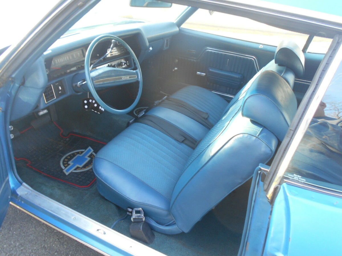 1971 Blue Chevrolet Chevelle 2 dr coupe