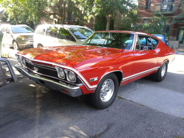 1968 Red Chevrolet Chevelle Coupe
