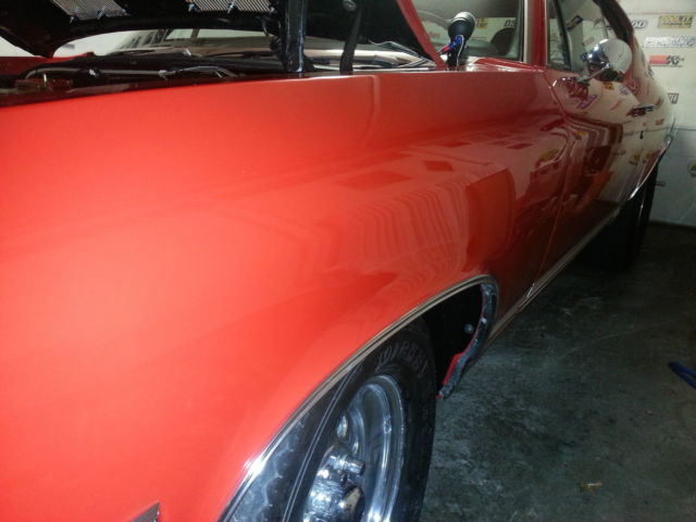 1968 Red Chevrolet Chevelle Coupe