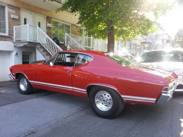 1968 Red Chevrolet Chevelle Coupe