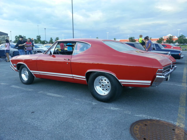 1968 Red Chevrolet Chevelle Coupe