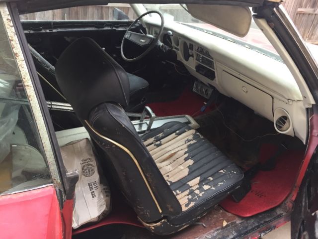 1969 Red Chevrolet Chevelle Convertible