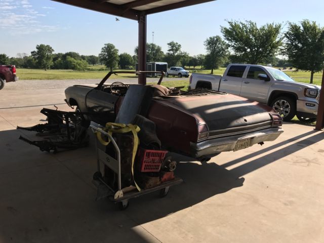 1969 Red Chevrolet Chevelle Convertible