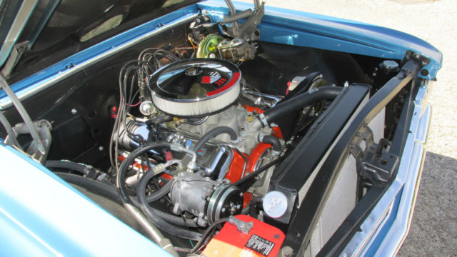 1966 Blue Chevrolet Chevelle Convertible