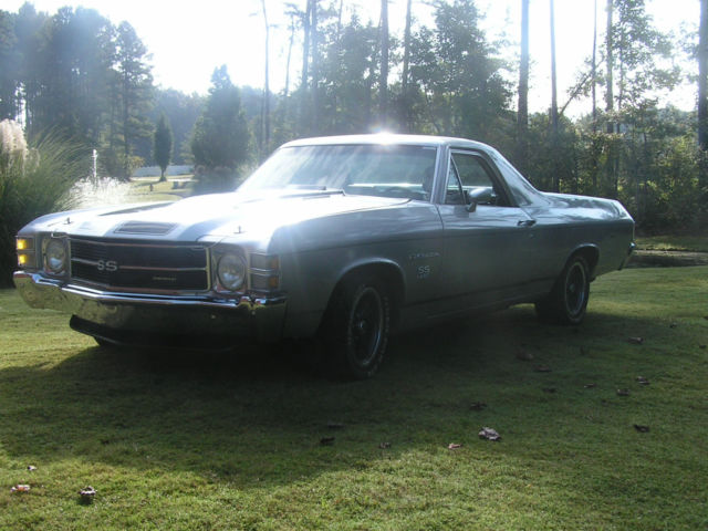 1971 Silver Chevrolet El Camino Cab & Chassis