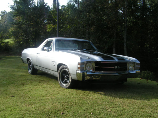 1971 Silver Chevrolet El Camino Cab & Chassis
