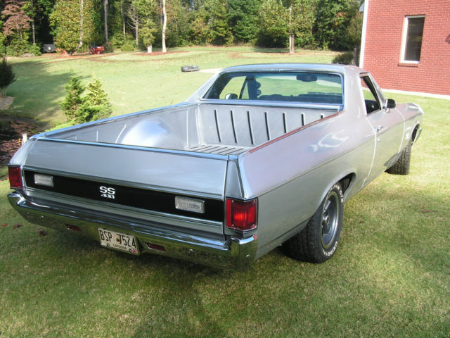 1971 Silver Chevrolet El Camino Cab & Chassis