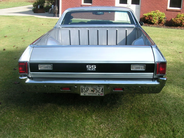 1971 Silver Chevrolet El Camino Cab & Chassis