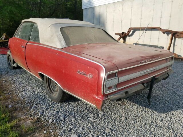 1964 Red Chevrolet Chevelle Convertible