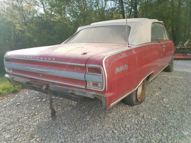 1964 Red Chevrolet Chevelle Convertible