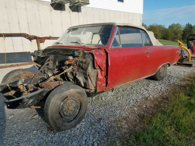 1964 Red Chevrolet Chevelle Convertible
