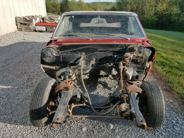 1964 Red Chevrolet Chevelle Convertible