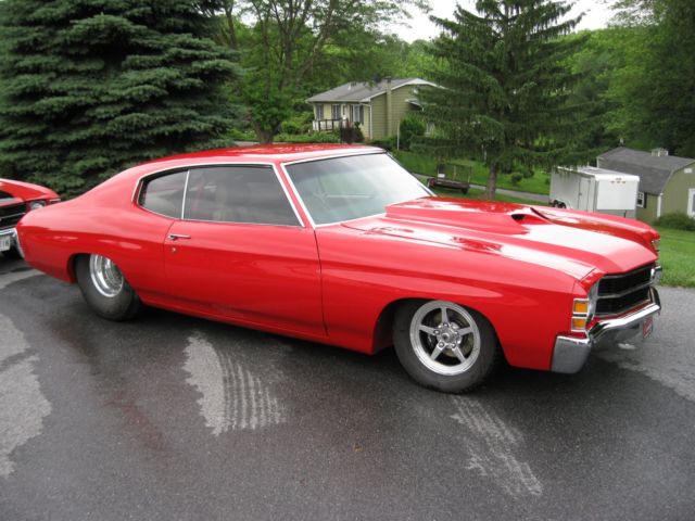 1971 Corvette Red Chevrolet Chevelle