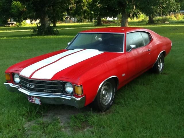 1967 orange Chevrolet Chevelle Coupe