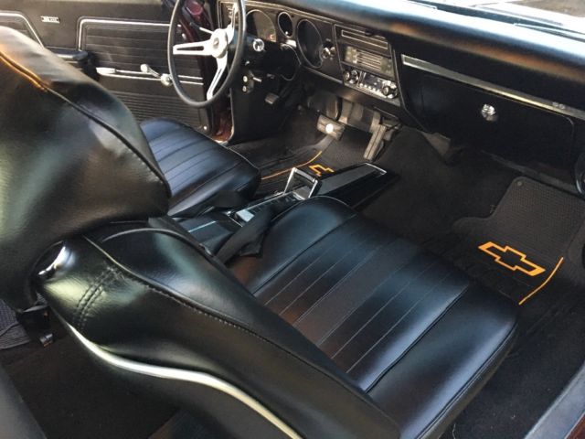 1969 Burgundy Chevrolet Chevelle Coupe