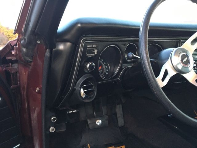 1969 Burgundy Chevrolet Chevelle Coupe