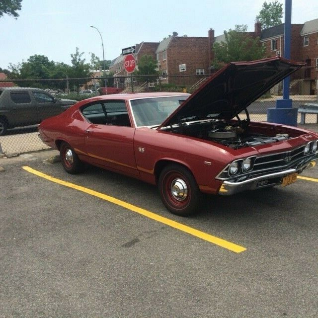1969 Garnette Red Chevrolet Chevelle Coupe