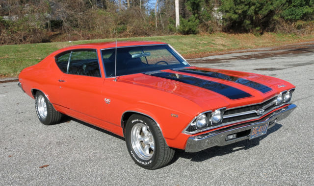 1969 Orange Chevrolet SS Coupe