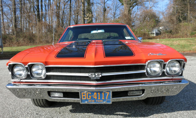 1969 Orange Chevrolet SS Coupe