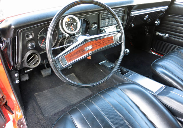 1969 Orange Chevrolet SS Coupe