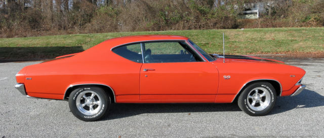 1969 Orange Chevrolet SS Coupe