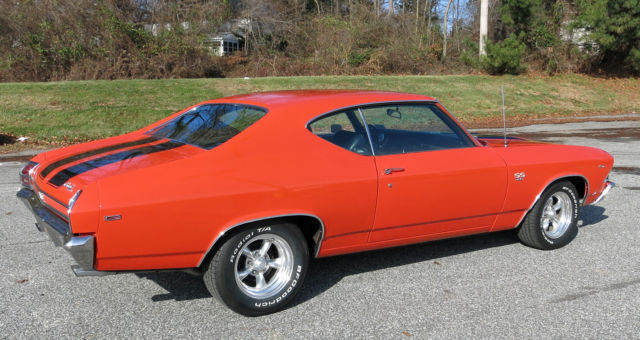 1969 Orange Chevrolet SS Coupe