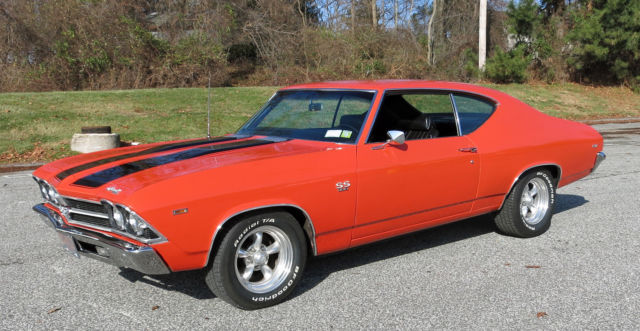 1969 Orange Chevrolet SS Coupe