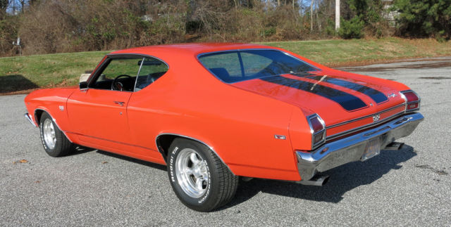 1969 Orange Chevrolet SS Coupe