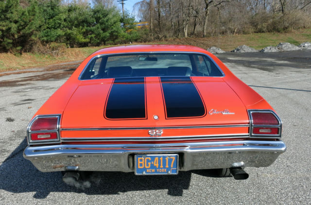 1969 Orange Chevrolet SS Coupe