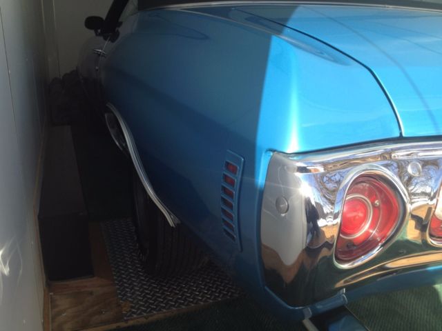 1972 Blue Chevrolet Chevelle Convertible