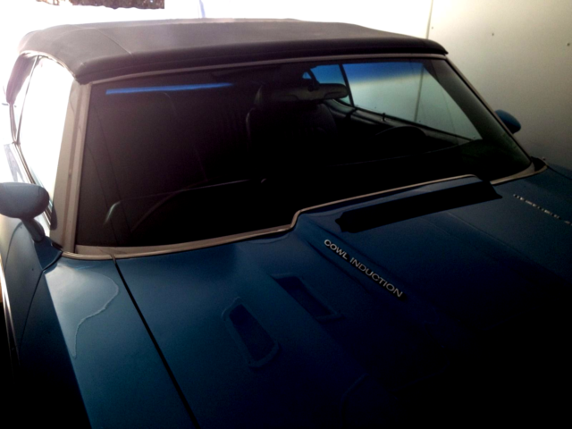 1972 Blue Chevrolet Chevelle Convertible