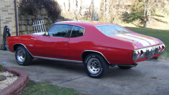 1972 Red Chevrolet Chevelle