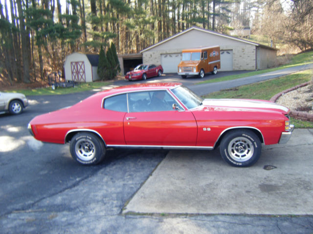 1972 Red Chevrolet Chevelle