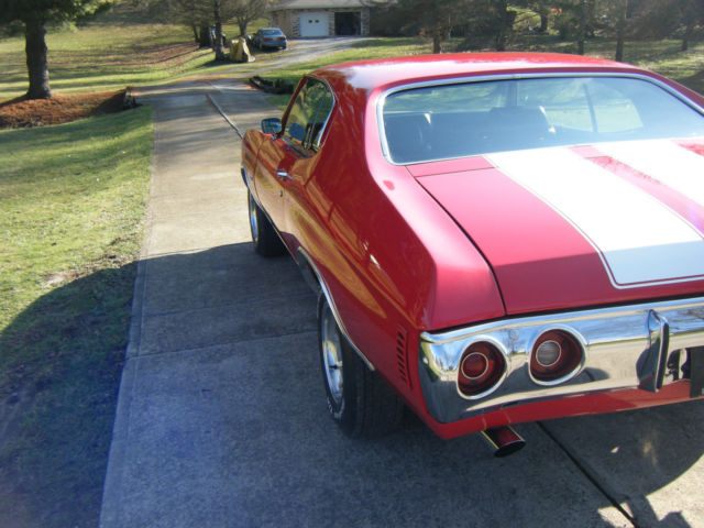 1972 Red Chevrolet Chevelle