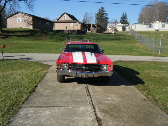 1972 Red Chevrolet Chevelle
