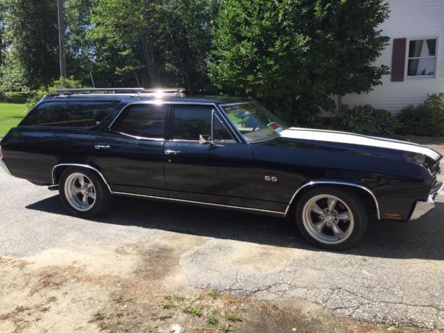 1970 Black Chevrolet Chevelle Wagon