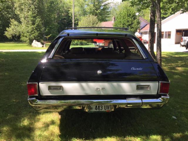 1970 Black Chevrolet Chevelle Wagon