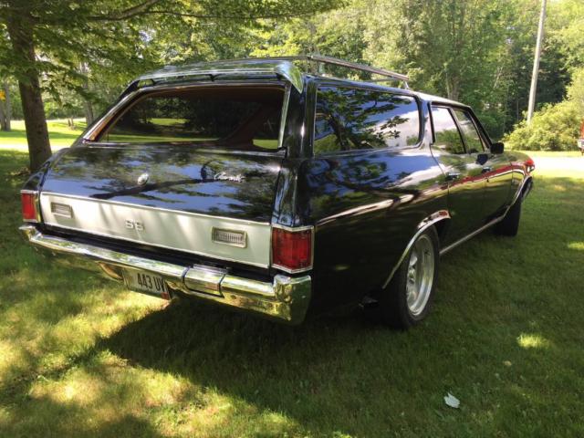1970 Black Chevrolet Chevelle Wagon