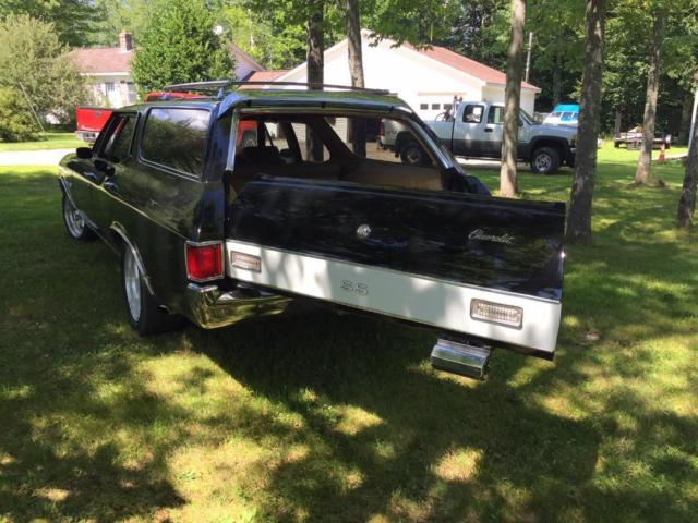 1970 Black Chevrolet Chevelle Wagon