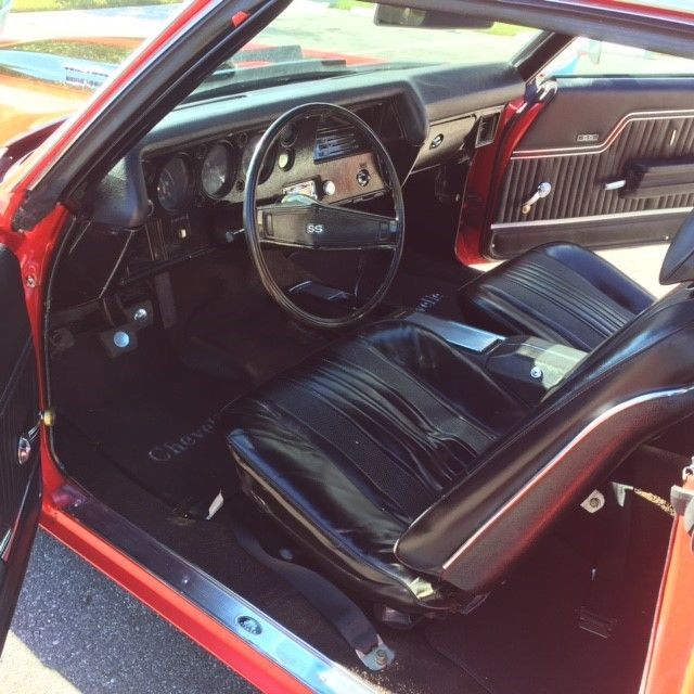 1970 Red Chevrolet Chevelle Coupe