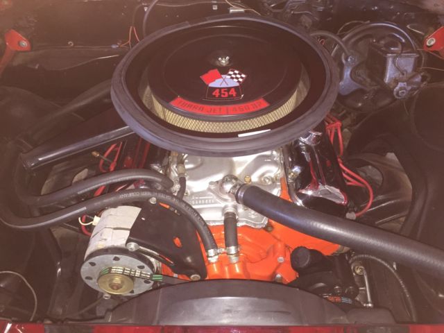 1970 Red Chevrolet Chevelle Coupe