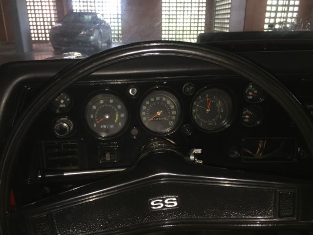 1970 Red Chevrolet Chevelle Coupe