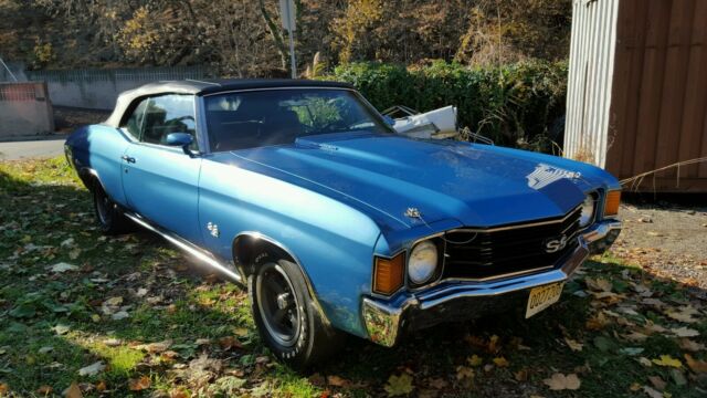 1972 Blue Chevrolet Chevelle