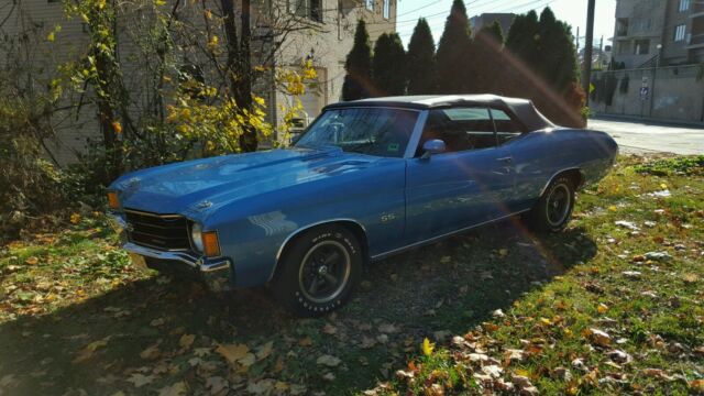 1972 Blue Chevrolet Chevelle