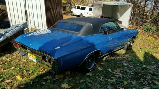 1972 Blue Chevrolet Chevelle