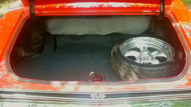 1969 Orange Chevrolet Chevelle Convertible