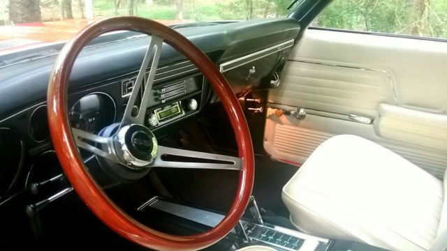 1969 Orange Chevrolet Chevelle Convertible